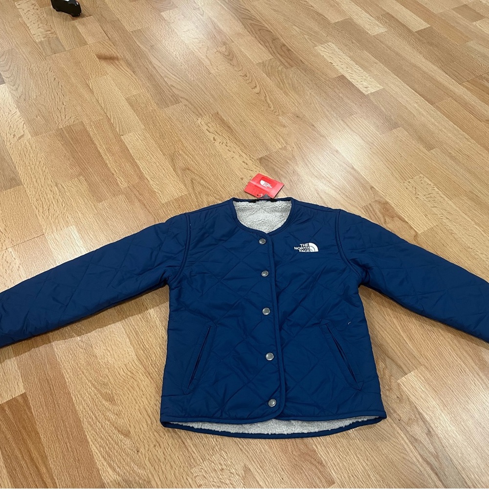 The North Face Navy Quilted Jacket